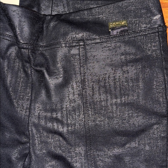 Calvin Klein Madison Shimmery Black Leggings - Picture 4 of 5